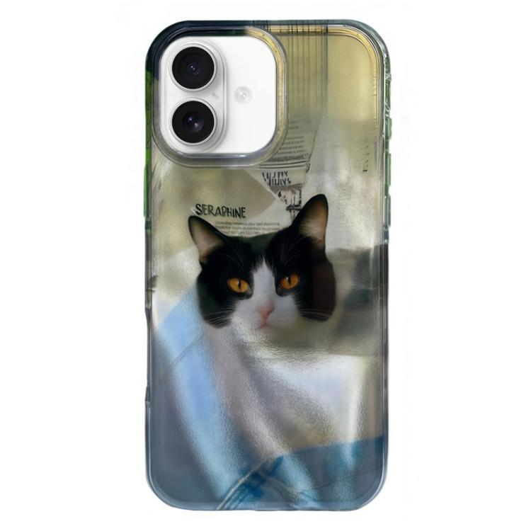 Rounded Edge IMD Pattern TPU Phone Case, For iPhone 16