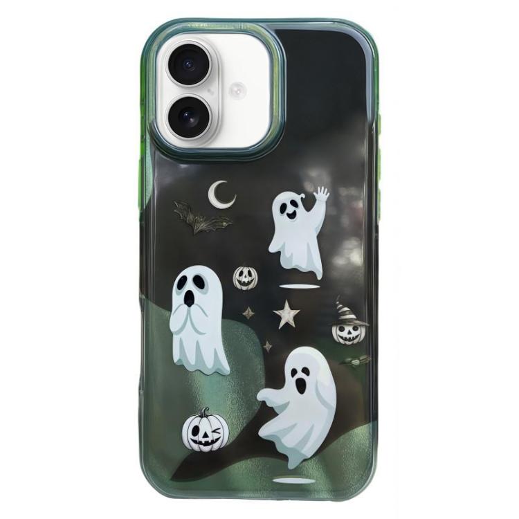 Rounded Edge IMD Pattern TPU Phone Case, For iPhone 16
