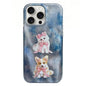Rounded Edge IMD Pattern TPU Phone Case, For iPhone 15 Pro