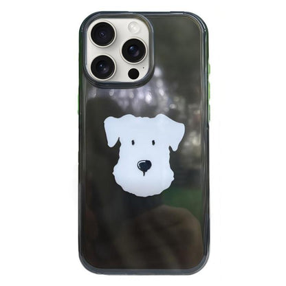 Rounded Edge IMD Pattern TPU Phone Case, For iPhone 15 Pro
