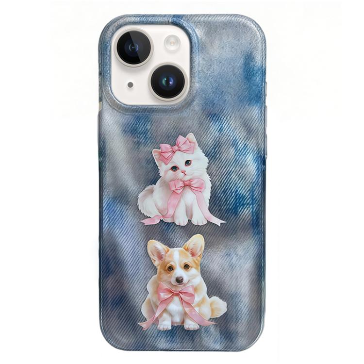 Rounded Edge IMD Pattern TPU Phone Case, For iPhone 15