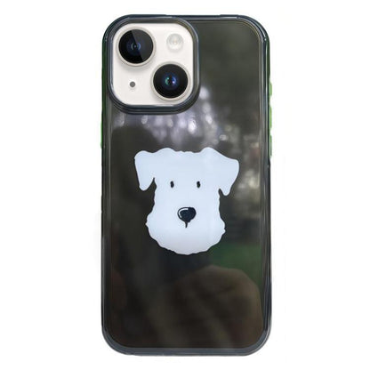 Rounded Edge IMD Pattern TPU Phone Case, For iPhone 15