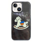 Rounded Edge IMD Pattern TPU Phone Case, For iPhone 15