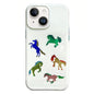 Rounded Edge IMD Pattern TPU Phone Case, For iPhone 14