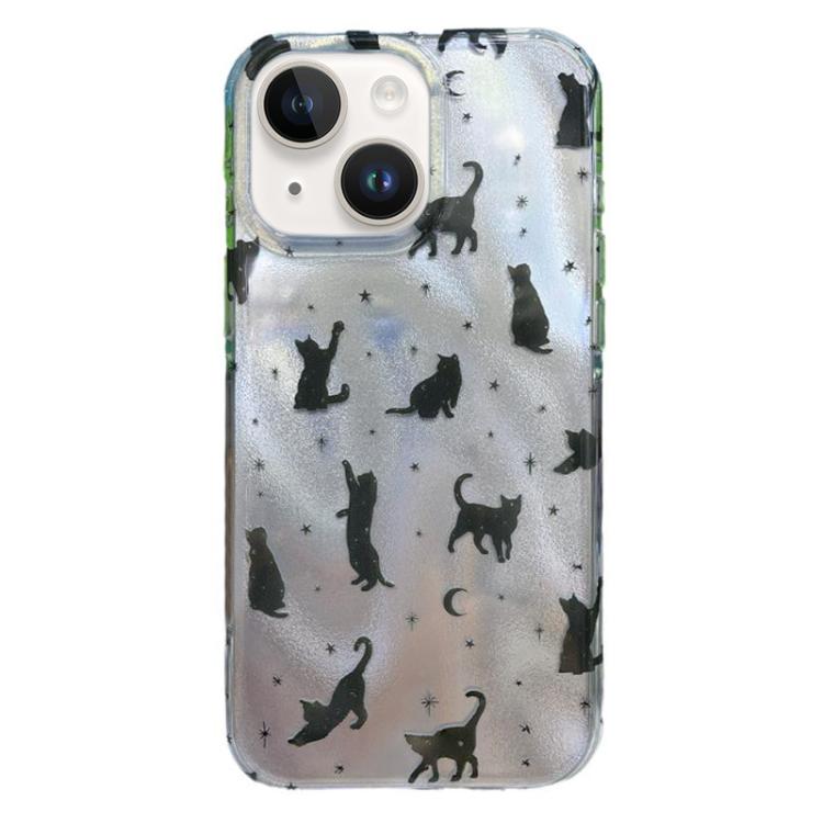 Rounded Edge IMD Pattern TPU Phone Case, For iPhone 14