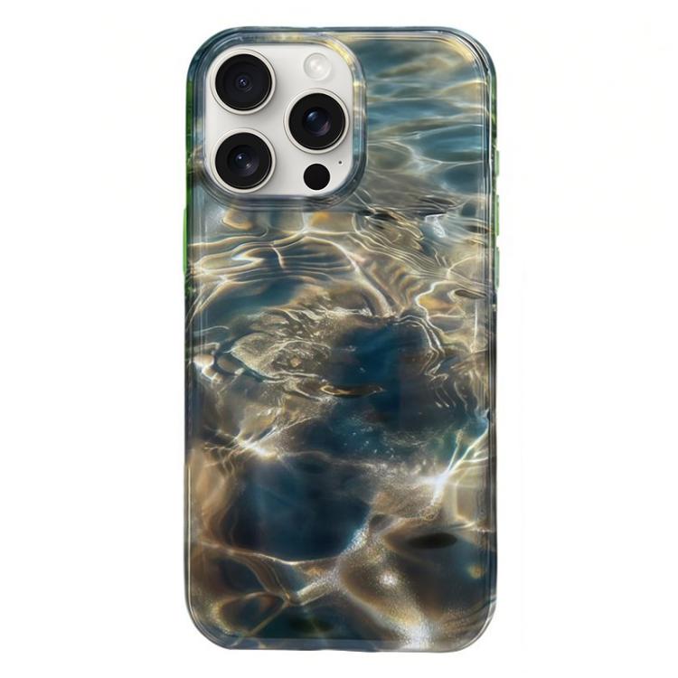 Rounded Edge IMD Pattern TPU Phone Case, For iPhone 14 Pro
