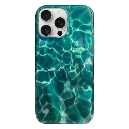 Rounded Edge IMD Pattern TPU Phone Case, For iPhone 14 Pro
