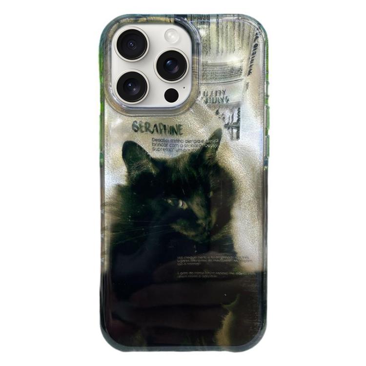 Rounded Edge IMD Pattern TPU Phone Case, For iPhone 13 Pro Max