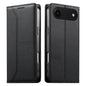 Stitched Line Magnetic RFID Vegan Leather Phone Case, For iPhone Air, For iPhone 16 Pro Max, For iPhone 16 Pro, For iPhone 16 Plus