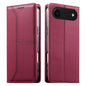 Stitched Line Magnetic RFID Vegan Leather Phone Case, For iPhone Air, For iPhone 16 Pro Max, For iPhone 16 Pro, For iPhone 16 Plus