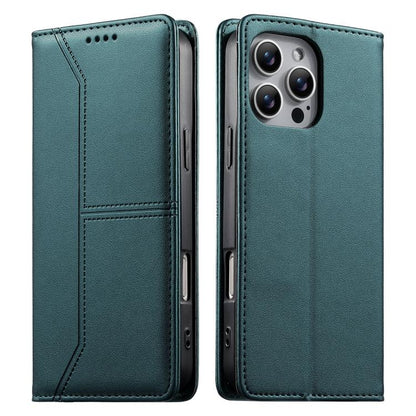 Stitched Line Magnetic RFID Vegan Leather Phone Case, For iPhone Air, For iPhone 16 Pro Max, For iPhone 16 Pro, For iPhone 16 Plus