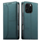 Stitched Line Magnetic RFID Vegan Leather Phone Case, For iPhone Air, For iPhone 16 Pro Max, For iPhone 16 Pro, For iPhone 16 Plus