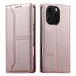 Stitched Line Magnetic RFID Vegan Leather Phone Case, For iPhone Air, For iPhone 16 Pro Max, For iPhone 16 Pro, For iPhone 16 Plus