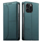 Stitched Line Magnetic RFID Vegan Leather Phone Case, For iPhone 16, For iPhone 15 Pro Max, For iPhone 15 Pro, For iPhone 15 Plus