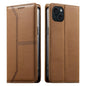 Stitched Line Magnetic RFID Vegan Leather Phone Case, For iPhone 16, For iPhone 15 Pro Max, For iPhone 15 Pro, For iPhone 15 Plus
