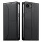 Stitched Line Magnetic RFID Vegan Leather Phone Case, For iPhone 17e / 16e, For iPhone 17 Pro Max, For iPhone 17 Pro, For iPhone 17