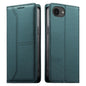 Stitched Line Magnetic RFID Vegan Leather Phone Case, For iPhone 17e / 16e, For iPhone 17 Pro Max, For iPhone 17 Pro, For iPhone 17