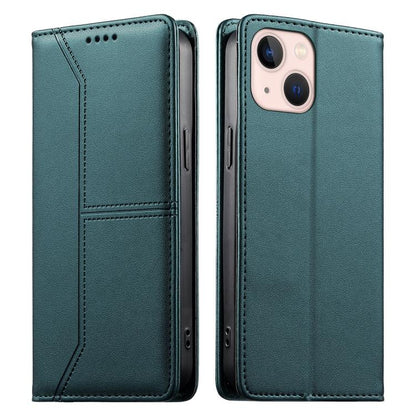 Stitched Line Magnetic RFID Vegan Leather Phone Case, For iPhone 13 mini, For iPhone 12 / 12 Pro, For iPhone 12 Pro Max, For iPhone 12 mini