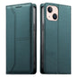Stitched Line Magnetic RFID Vegan Leather Phone Case, For iPhone 13 mini, For iPhone 12 / 12 Pro, For iPhone 12 Pro Max, For iPhone 12 mini