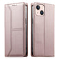 Stitched Line Magnetic RFID Vegan Leather Phone Case, For iPhone 13 mini, For iPhone 12 / 12 Pro, For iPhone 12 Pro Max, For iPhone 12 mini
