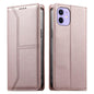 Stitched Line Magnetic RFID Vegan Leather Phone Case, For iPhone 13 mini, For iPhone 12 / 12 Pro, For iPhone 12 Pro Max, For iPhone 12 mini