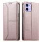 Stitched Line Magnetic RFID Vegan Leather Phone Case, For iPhone 13 mini, For iPhone 12 / 12 Pro, For iPhone 12 Pro Max, For iPhone 12 mini
