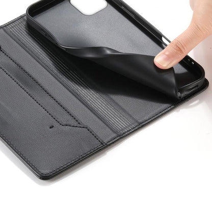 Stitched Line Magnetic RFID Vegan Leather Phone Case, For iPhone 11 Pro Max, For iPhone 11, For iPhone 11 Pro, For iPhone X / XS