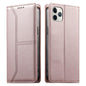 Stitched Line Magnetic RFID Vegan Leather Phone Case, For iPhone 11 Pro Max, For iPhone 11, For iPhone 11 Pro, For iPhone X / XS