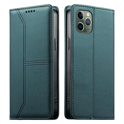 Stitched Line Magnetic RFID Vegan Leather Phone Case, For iPhone 11 Pro Max, For iPhone 11, For iPhone 11 Pro, For iPhone X / XS