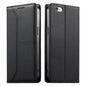 Stitched Line Magnetic RFID Vegan Leather Phone Case, For iPhone XR, For iPhone XS Max, For iPhone 8 Plus / 7 Plus