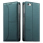 Stitched Line Magnetic RFID Vegan Leather Phone Case, For iPhone XR, For iPhone XS Max, For iPhone 8 Plus / 7 Plus