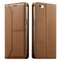 Stitched Line Magnetic RFID Vegan Leather Phone Case, For iPhone XR, For iPhone XS Max, For iPhone 8 Plus / 7 Plus