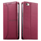 Stitched Line Magnetic RFID Vegan Leather Phone Case, For iPhone XR, For iPhone XS Max, For iPhone 8 Plus / 7 Plus