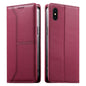 Stitched Line Magnetic RFID Vegan Leather Phone Case, For iPhone 11 Pro Max, For iPhone 11, For iPhone 11 Pro, For iPhone X / XS