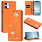 Ballet Girl Diamond Studded RFID Vegan Leather Phone Case, For iPhone 11 Pro Max, For iPhone 11, For iPhone 11 Pro