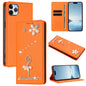 Ballet Girl Diamond Studded RFID Vegan Leather Phone Case, For iPhone 11 Pro Max, For iPhone 11, For iPhone 11 Pro