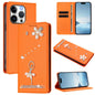 Ballet Girl Diamond Studded RFID Vegan Leather Phone Case, For iPhone 15 Pro Max, For iPhone 15 Pro, For iPhone 15 Plus