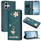 Ballet Girl Diamond Studded RFID Vegan Leather Phone Case, For iPhone 17, For iPhone Air, For iPhone 16 Pro Max