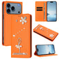 Ballet Girl Diamond Studded RFID Vegan Leather Phone Case, For iPhone 17e / 16e, For iPhone 17 Pro Max, For iPhone 17 Pro