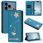 Ballet Girl Diamond Studded RFID Vegan Leather Phone Case, For iPhone 17e / 16e, For iPhone 17 Pro Max, For iPhone 17 Pro