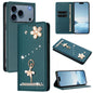 Ballet Girl Diamond Studded RFID Vegan Leather Phone Case, For iPhone 17e / 16e, For iPhone 17 Pro Max, For iPhone 17 Pro