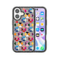 Transparent Crystal Red Heart Pattern Phone Case, For iPhone 17, For iPhone Air, For iPhone 16 Pro Max, For iPhone 16 Pro, For iPhone 16 Plus, For iPhone 16, For iPhone 15 Pro Max, For iPhone 15 Pro