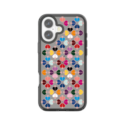 Transparent Crystal Red Heart Pattern Phone Case, For iPhone 17, For iPhone Air, For iPhone 16 Pro Max, For iPhone 16 Pro, For iPhone 16 Plus, For iPhone 16, For iPhone 15 Pro Max, For iPhone 15 Pro