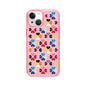 Transparent Crystal Red Heart Pattern Phone Case, For iPhone 13