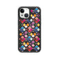 Transparent Crystal Red Heart Pattern Phone Case, For iPhone 13