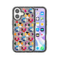Glittering Crystal Red Heart Pattern Phone Case, For iPhone 17, For iPhone Air, For iPhone 16 Pro Max, For iPhone 16 Pro