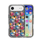 Glittering Crystal Red Heart Pattern Phone Case, For iPhone 17, For iPhone Air, For iPhone 16 Pro Max, For iPhone 16 Pro