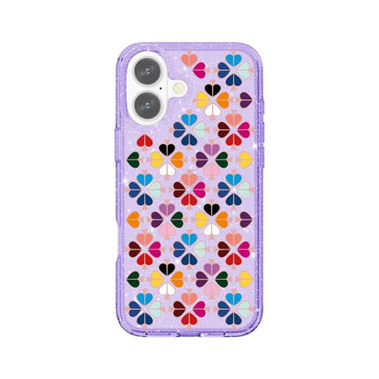 Glittering Crystal Red Heart Pattern Phone Case, For iPhone 16 Plus, For iPhone 16, For iPhone 15 Pro Max, For iPhone 15 Pro