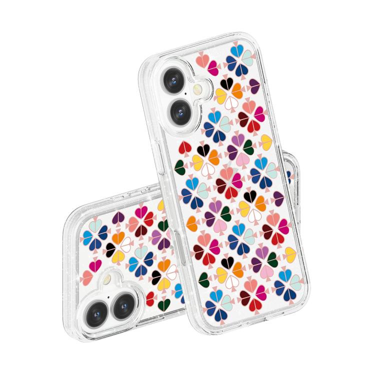 Glittering Crystal Red Heart Pattern Phone Case, For iPhone 16 Plus, For iPhone 16, For iPhone 15 Pro Max, For iPhone 15 Pro