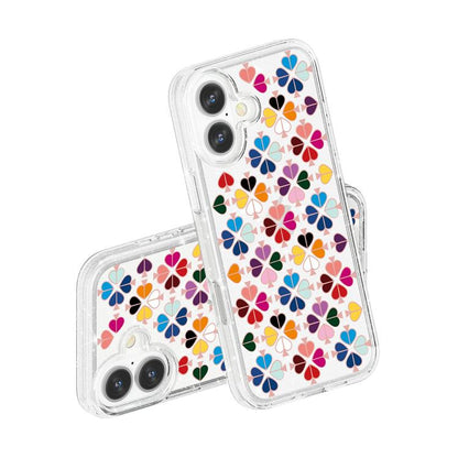 Glittering Crystal Red Heart Pattern Phone Case, For iPhone 16 Plus, For iPhone 16, For iPhone 15 Pro Max, For iPhone 15 Pro